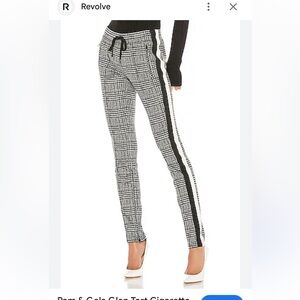 Pam & Gela M Glen Tart Cigarette pant Glen Plaid